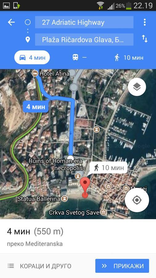 Iskra Lägenhet Budva Exteriör bild